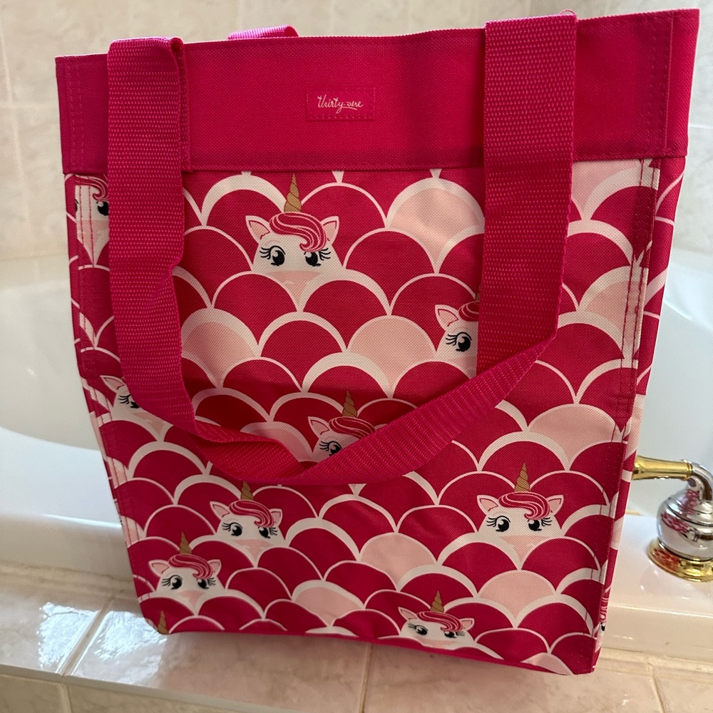 Thirty One Essential Storage Tote in Unicorn Dreams